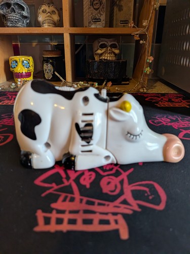 Cute cow mini desktop - cute,
