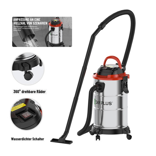 3000w industrial vacuum - 3-in-1,