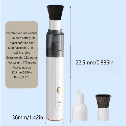 Handheld car vacuum - 2-in-1,