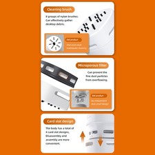 .Mini Desktop Vacuum Cleaner